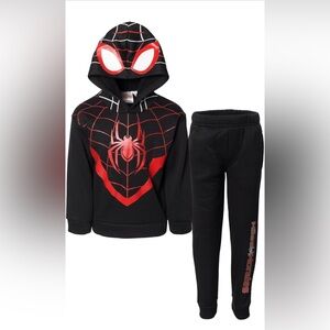 Marvel Black and Red Spider-Man Hoodie Set